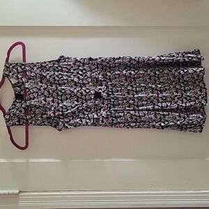 Divided by H&M, junior floral dress with cutouts, size 4